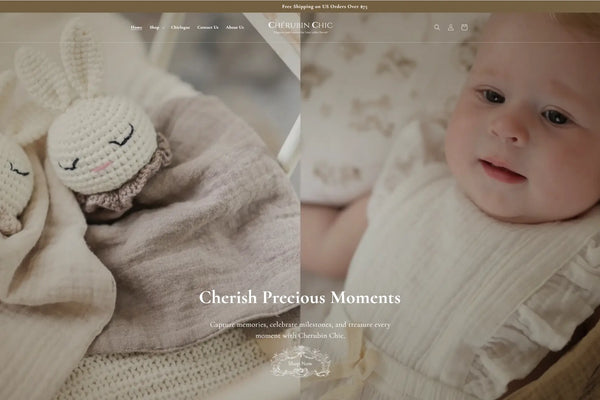 CherubinChic.com – A Gentle, Elegant Baby Brand Experience