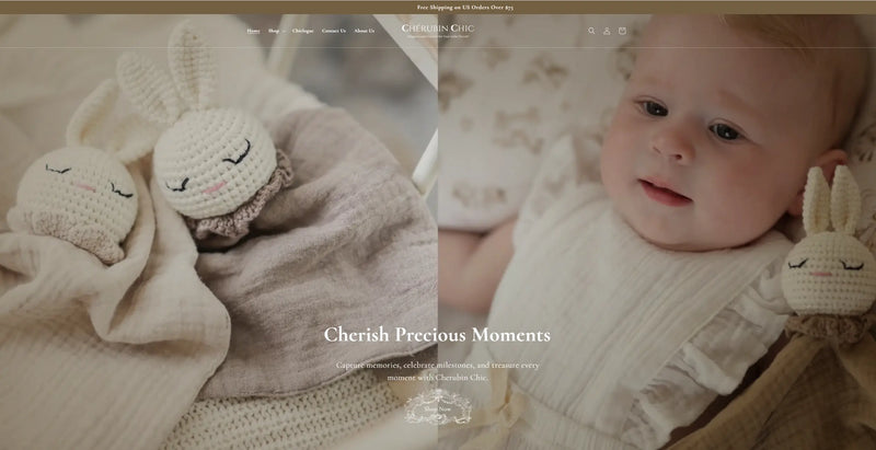 CherubinChic.com – A Gentle, Elegant Baby Brand Experience